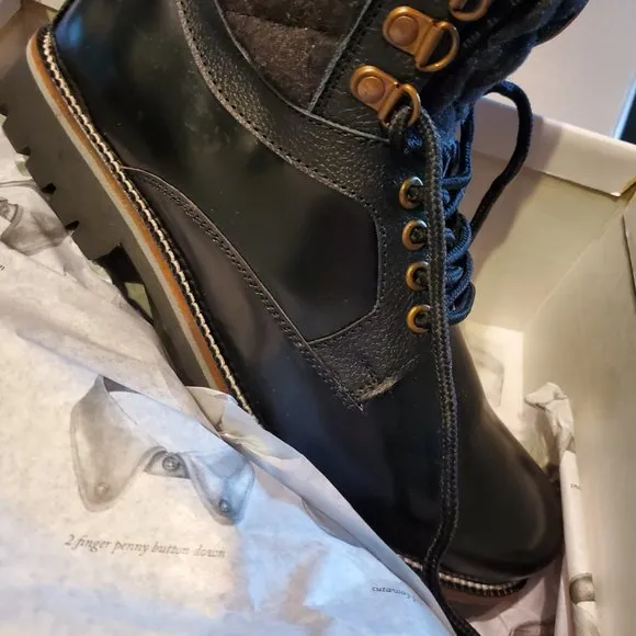 Black Ben Sherman Miller Boots in Black New