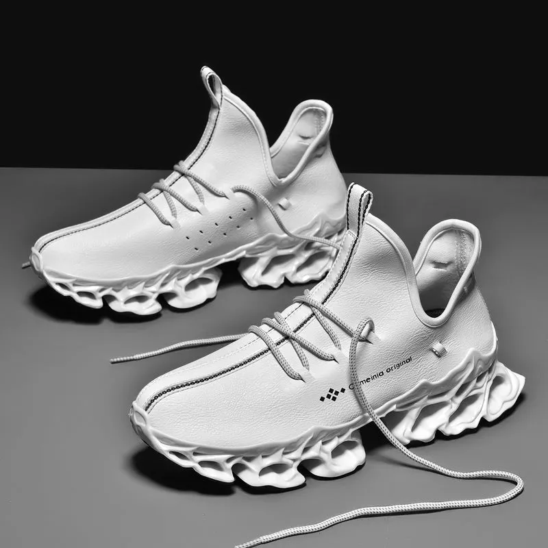 Black Coral Pattern Blade Sole Sport Shoes Gen-Z