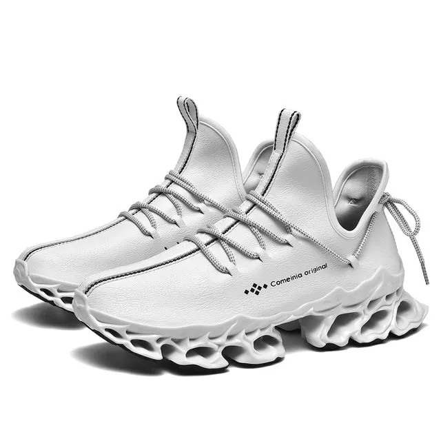 Black Coral Pattern Blade Sole Sport Shoes Gen-Z