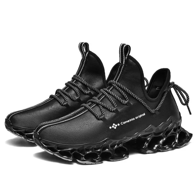 Black Coral Pattern Blade Sole Sport Shoes Gen-Z
