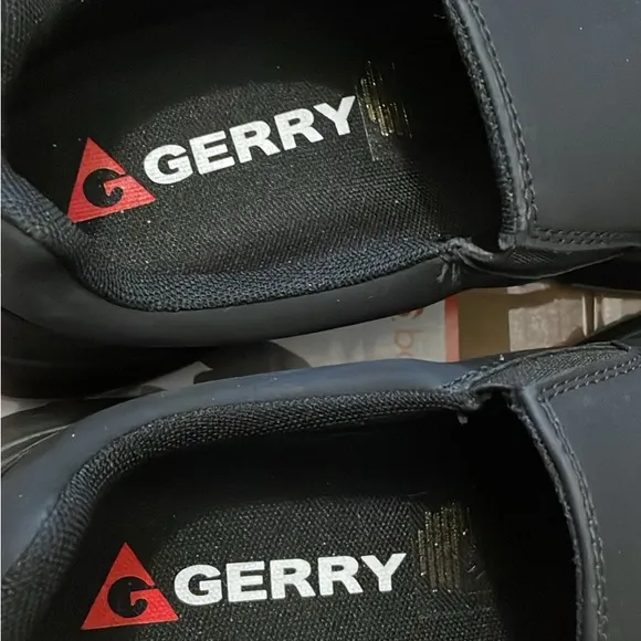 Black Slip-On Men's Shoes