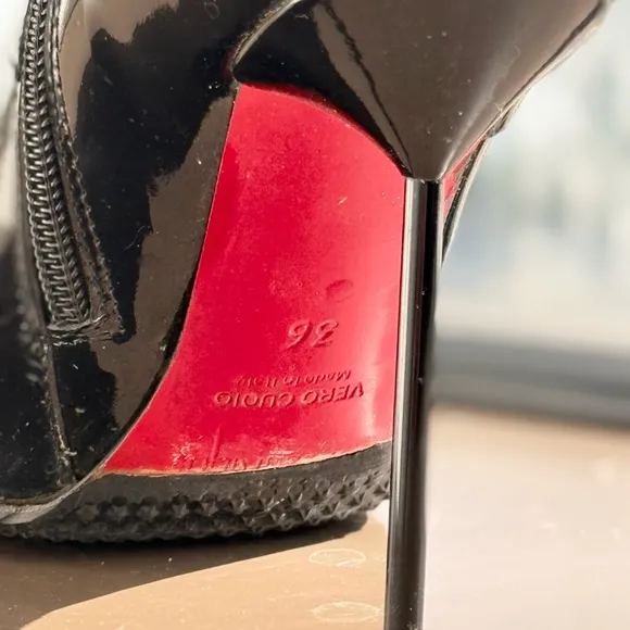 Black Stiletto Ankle Boots “Left &amp; Right”