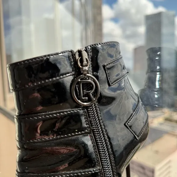 Black Stiletto Ankle Boots “Left &amp; Right”