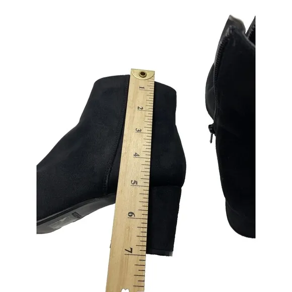 Black Women’s Ankle Boots, Size 7.5 US, Brand New, Stylish &amp; Comfortable