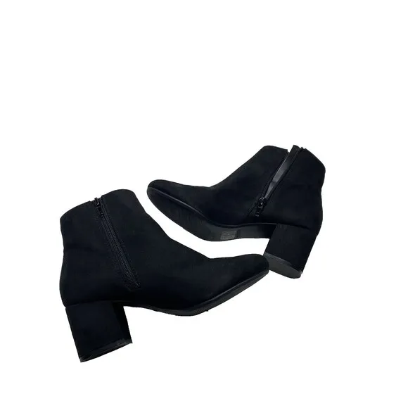 Black Women’s Ankle Boots, Size 7.5 US, Brand New, Stylish &amp; Comfortable