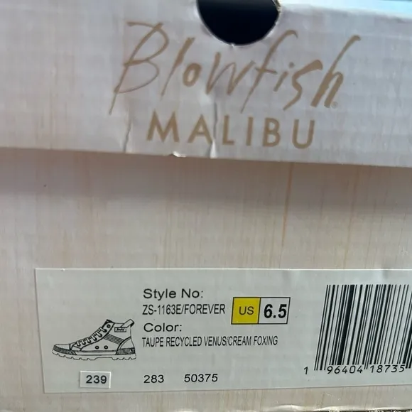 Blowfish Malibu Forever High-Top Sneaker in Taupe
