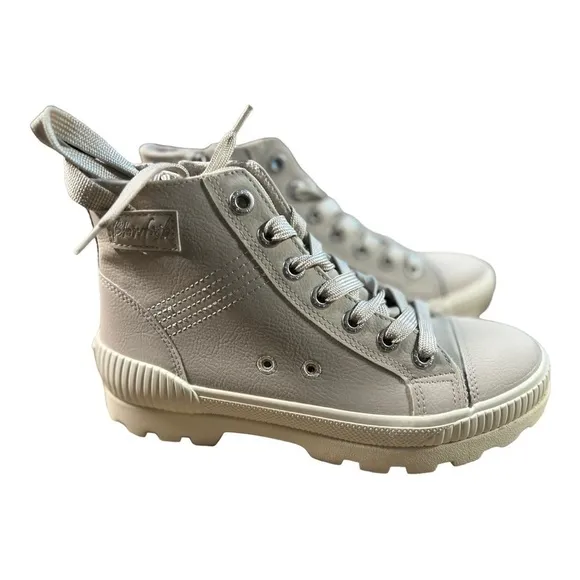 Blowfish Malibu Forever High-Top Sneaker in Taupe