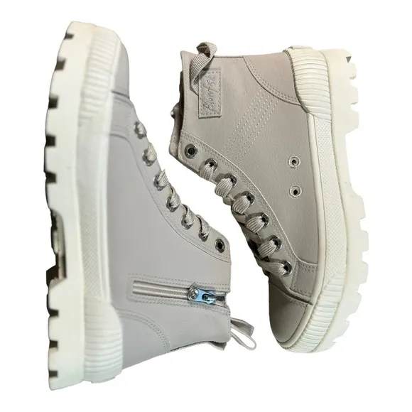 Blowfish Malibu Forever High-Top Sneaker in Taupe