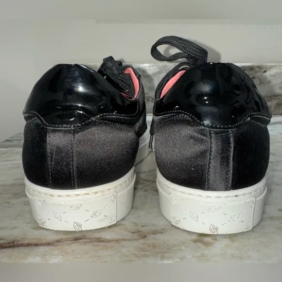 Blumarine Black Glitter Top Sneaker 9