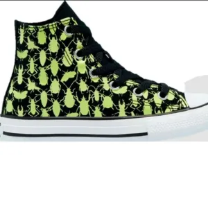BNWoT CTAS GS ‘Glow in the Dark Insect Print (Jr. 6) Converse ☆