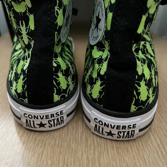 BNWoT CTAS GS ‘Glow in the Dark Insect Print (Jr. 6) Converse ☆