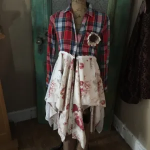 Boho Gypsie Chic Lagenlook Cloak sz small