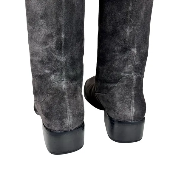 Born Cady Over the Knee Boots Gray Grafite Suede Tall SZ 6