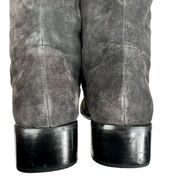Born Cady Over the Knee Boots Gray Grafite Suede Tall SZ 6