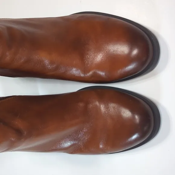 Born Olivia Women's Brown Leather Ankle Boots Size 9.5