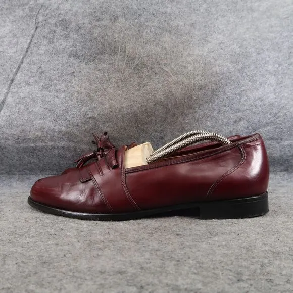Bostonian Shoes Mens 10 Loafer Tassel Classic Slip On Leather Florentine Brown