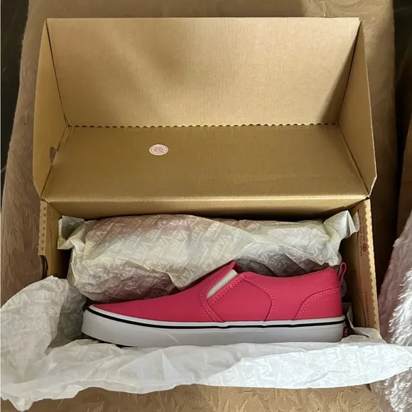 Brand new Kids Ashley Slip on Vans shoes