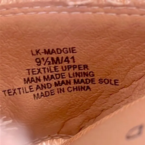 Brand New Lucky Brand Orange Washed Twill Madgie Espadrille Wedge Sandals