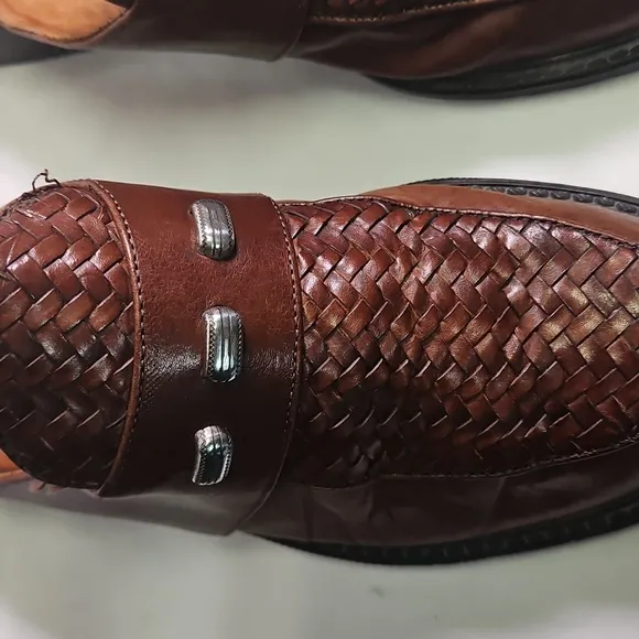 Brighton Brown Leather Mules