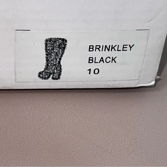 Brinkley Boots Lemon Drop By Privileged Chunky Faux Fur Black Sz 10 Funky Heel