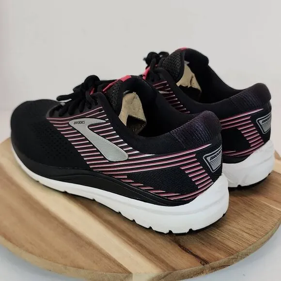 Brooks  Addiction 14 SAMPLE Running Walking Shoes Womens Size 9 Black/Pink