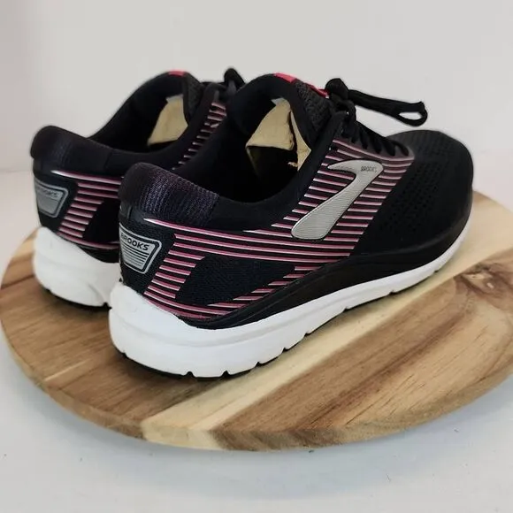 Brooks  Addiction 14 SAMPLE Running Walking Shoes Womens Size 9 Black/Pink