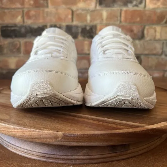 Brooks Addiction Walker 2 Shoes Womens Size 10 White Leather Sneakers Walking