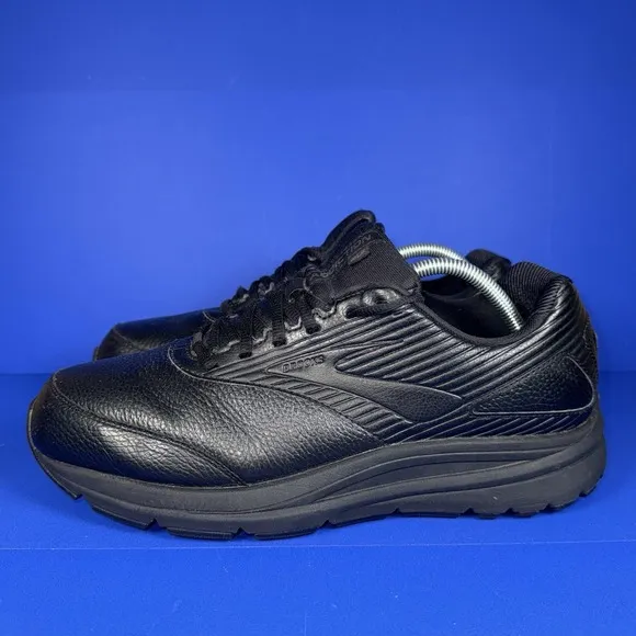 Brooks Addiction Walker 2 Triple Black Walking Shoes Sneakers Men's Size 11 4E