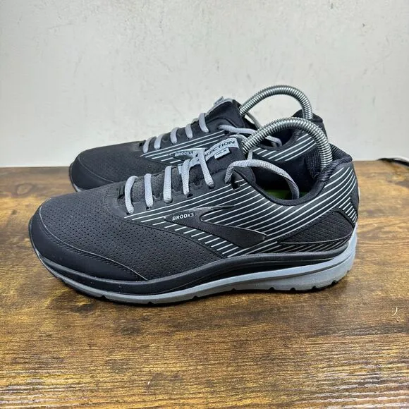 Brooks Addiction Walker Black Lace‎ Up Walking 1103192E083 Shoes Men’s Size 8 2E