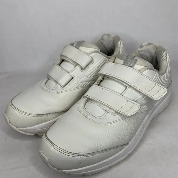 Brooks Addiction Walker II Shoes Womens 9B White Walking V Straps DNA