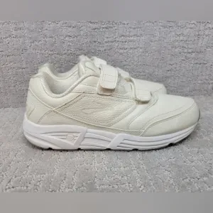 Brooks Addiction Walker V-Strap Mens Size 9.5 2E White Walking Shoes 1100404E111