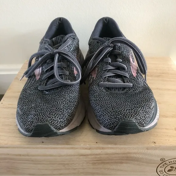 Brooks Adrenaline GTS 21 Lavender Purple Knit Running Athletic Shoes 6.5