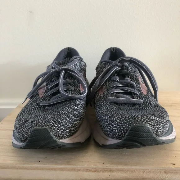 Brooks Adrenaline GTS 21 Lavender Purple Knit Running Athletic Shoes 6.5
