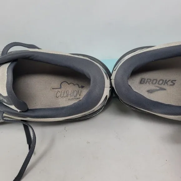 Brooks Adrenaline GTS 23 Mens 12 Wide Shoes Gray Running 1103912E065 Gym Walking