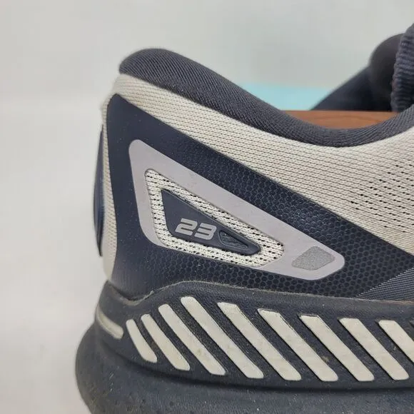 Brooks Adrenaline GTS 23 Mens 12 Wide Shoes Gray Running 1103912E065 Gym Walking