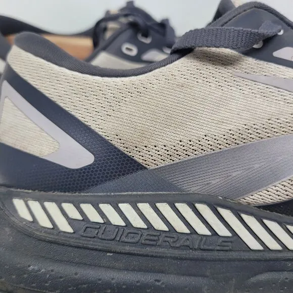 Brooks Adrenaline GTS 23 Mens 12 Wide Shoes Gray Running 1103912E065 Gym Walking