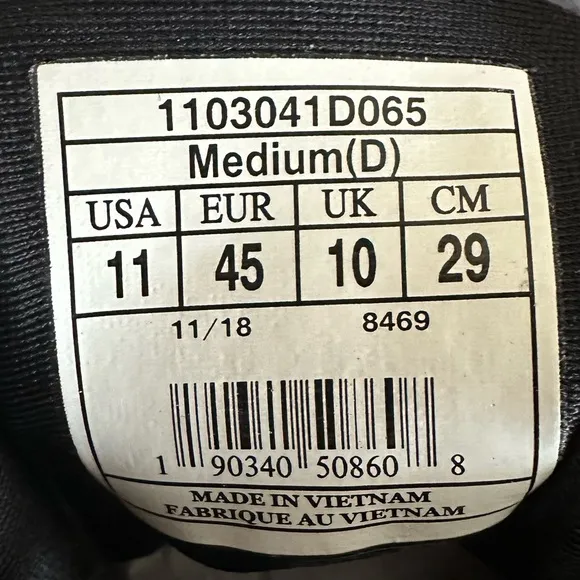 Brooks Anthem 2 Men’s Running Shoes Black Gray Bronze Sneakers 110304 Size 11