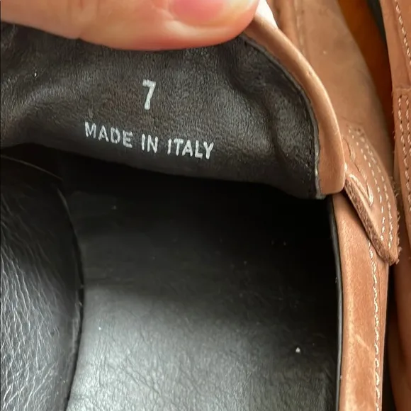 Brooks Brothers Brown Suede Loafers Slip-On Style made in ITALY