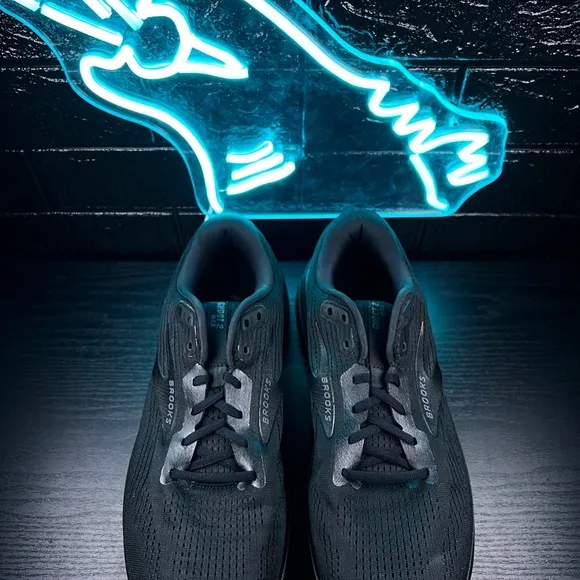 Brooks Ghost Max 2 4E Wide Men’s Running Walking Shoes Sneakers Black - 11.5