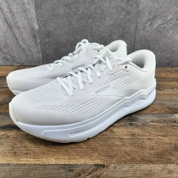 Brooks Ghost Max 2 Sz 9 Mens Bright White Casual Walking Running Shoes