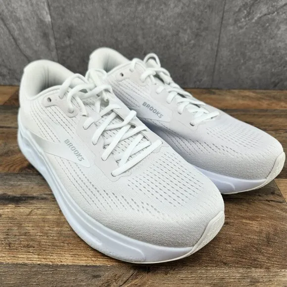 Brooks Ghost Max 2 Sz 9 Mens Bright White Casual Walking Running Shoes