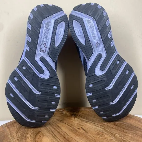 Brooks Launch 9 Black Ebony Purple Womens Size 8 B Athletic Running Shoes
