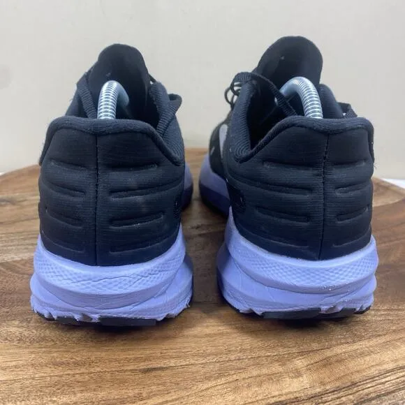 Brooks Launch 9 Black Ebony Purple Womens Size 8 B Athletic Running Shoes