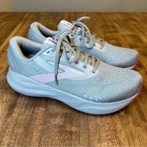 Brooks Women’s Adrenaline GTS 24 Stability Running Walking Shoe Gray Size 9 2E