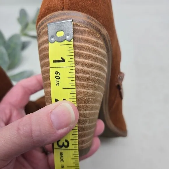 Brown Suede Ankle Boots