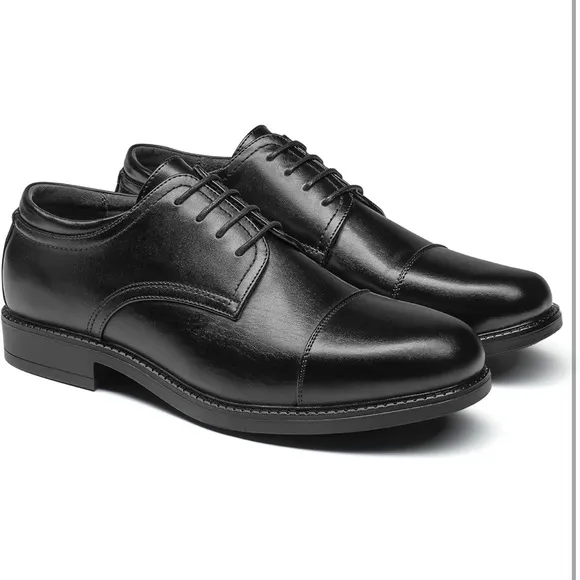Bruno Marc Men's Dress Oxford Shoes Classic Lace Up Formal Cap Toe Shoes
