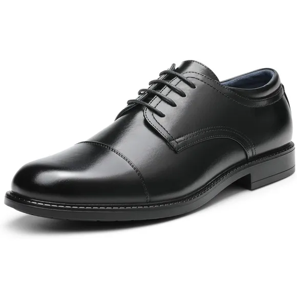 Bruno Marc Men's Dress Oxford Shoes Classic Lace Up Formal Cap Toe Shoes