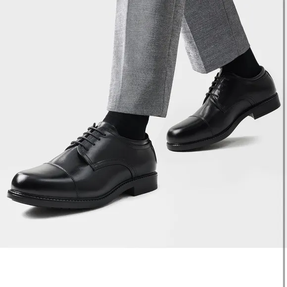 Bruno Marc Men's Dress Oxford Shoes Classic Lace Up Formal Cap Toe Shoes