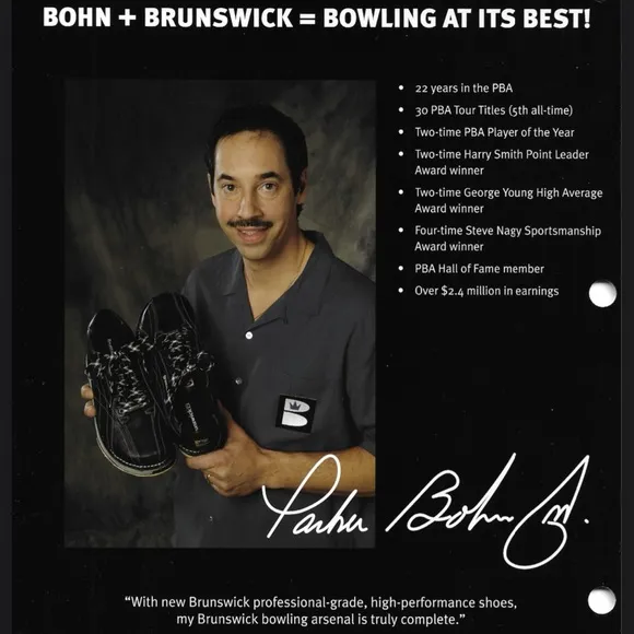 Brunswick Classic Men's Bowling Shoes Black Leather 9M K210-1   Soles/Heels New