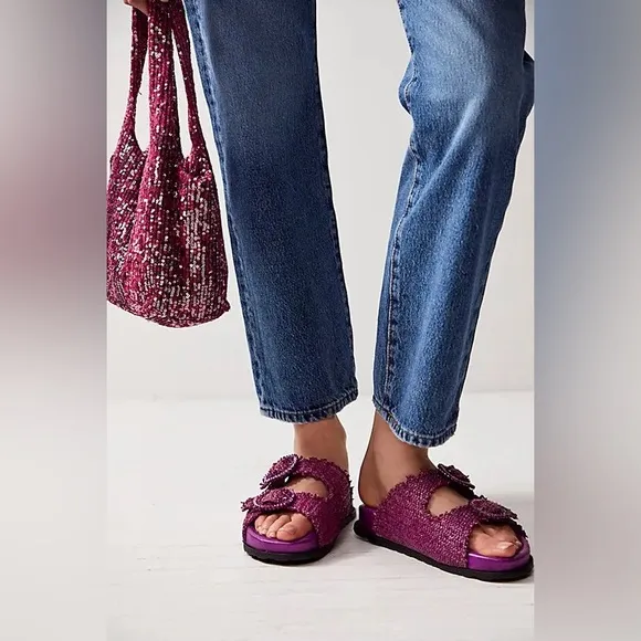 BTB Cenote Slip On Sandals Free People